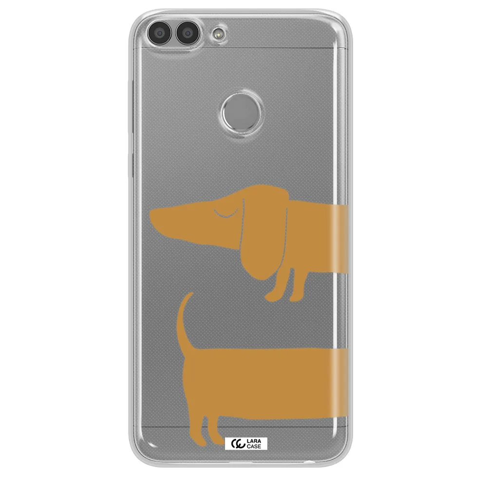 Dachshund Huawei P Smart 2017 Clear TPU Case