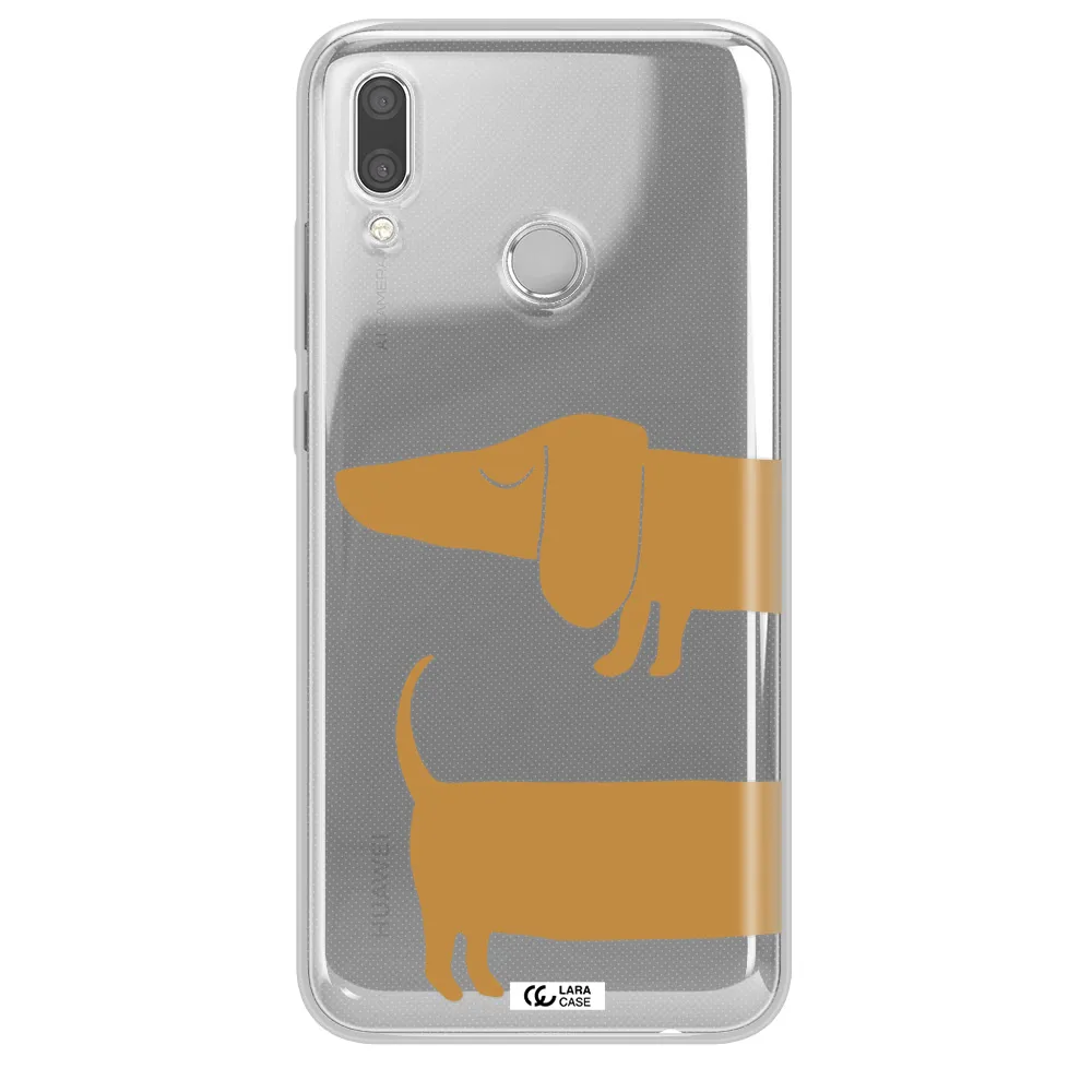 Dachshund Huawei P Smart 2019 Clear TPU Case