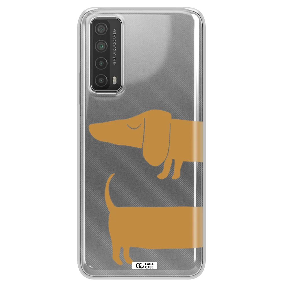 Dachshund Huawei P Smart 2021 Clear TPU Case