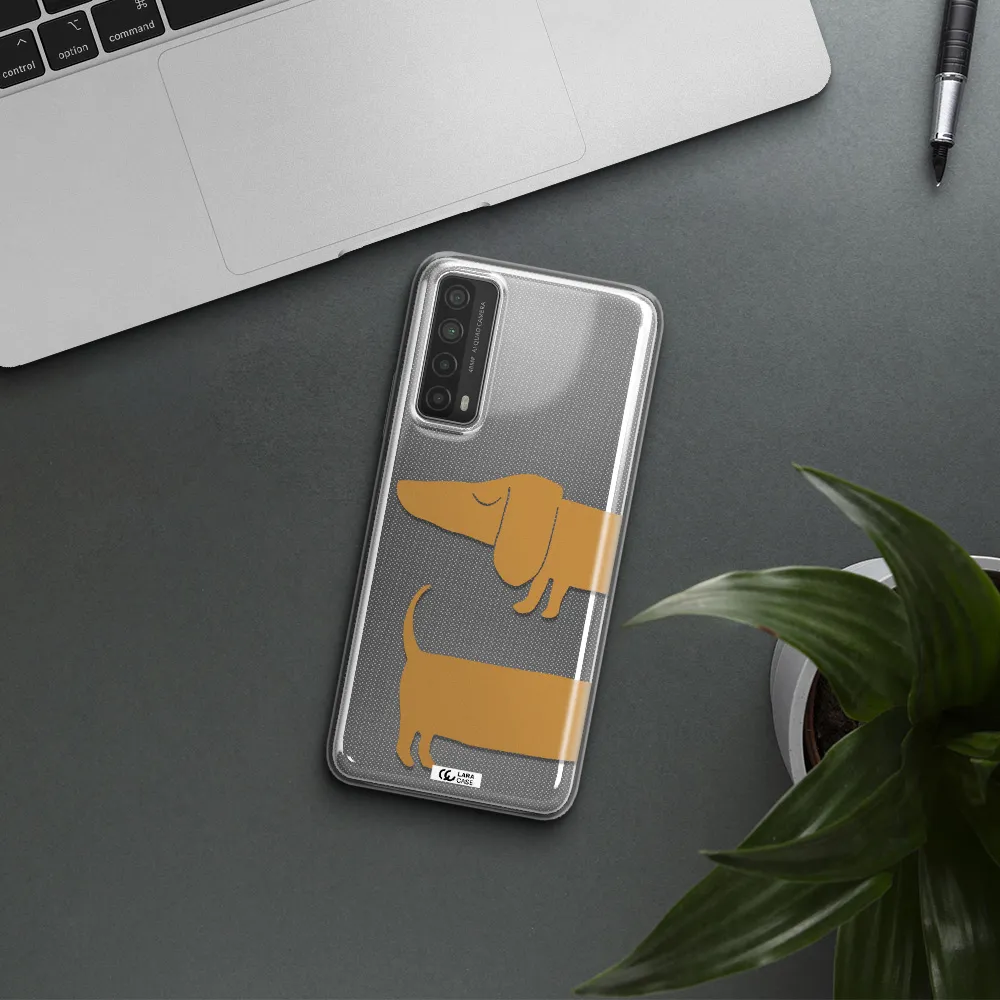 Dachshund Huawei P Smart 2021 Clear TPU Case