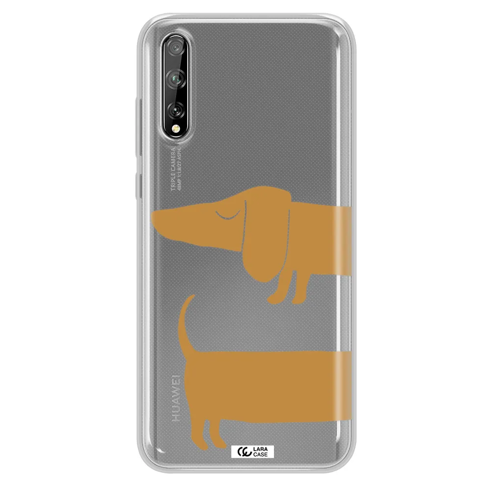 Dachshund Huawei P Smart S Clear TPU Case