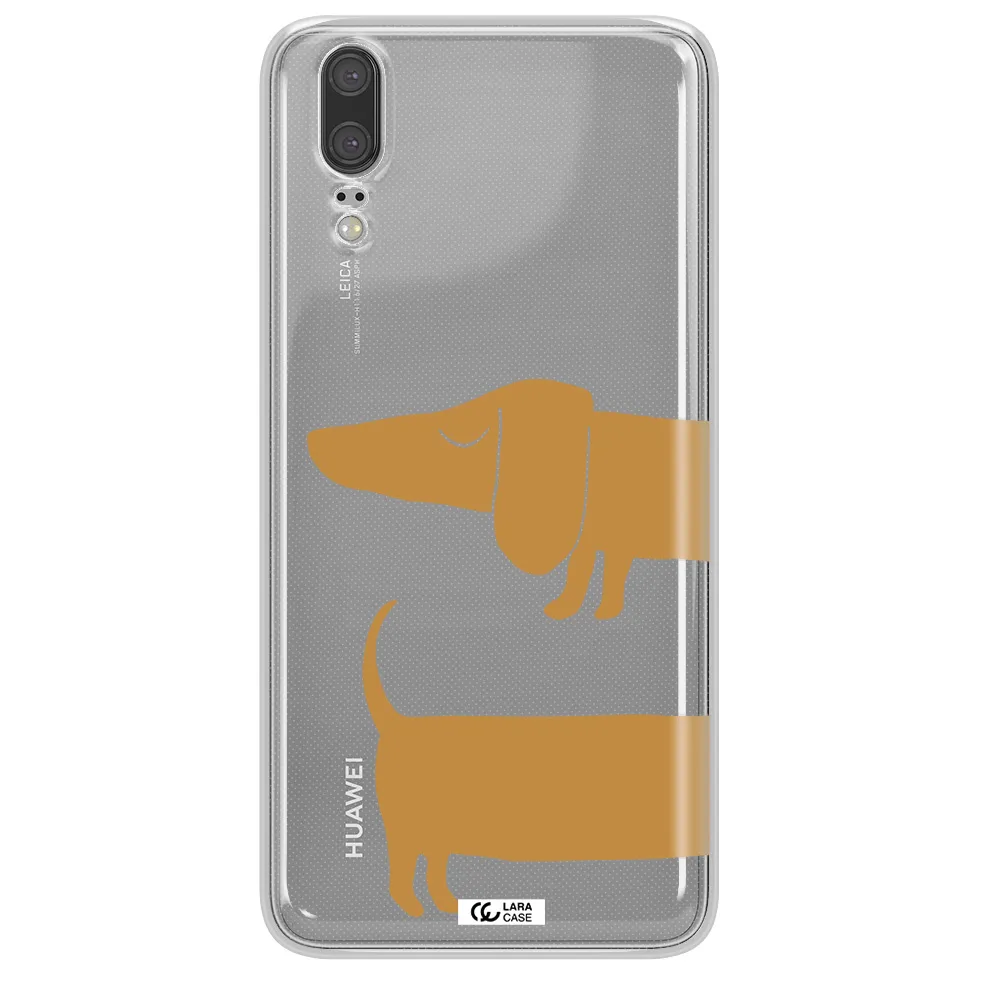Dachshund Huawei P20 Clear TPU Case