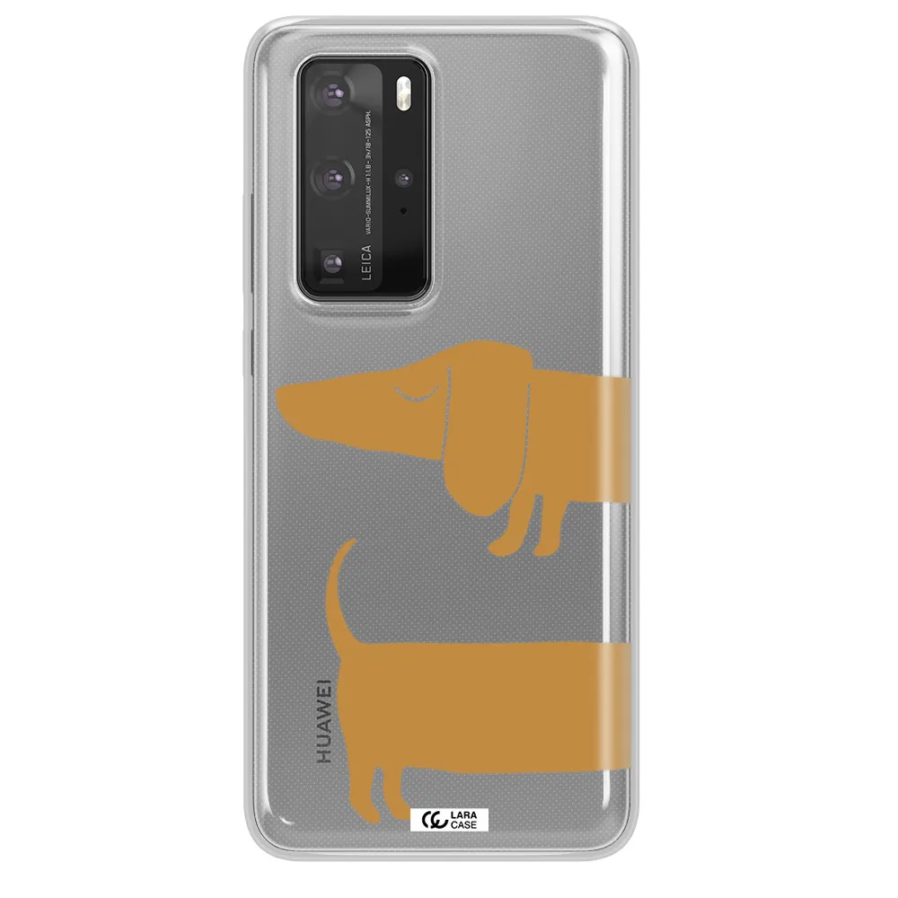 Dachshund Huawei P40 Pro Clear TPU Case