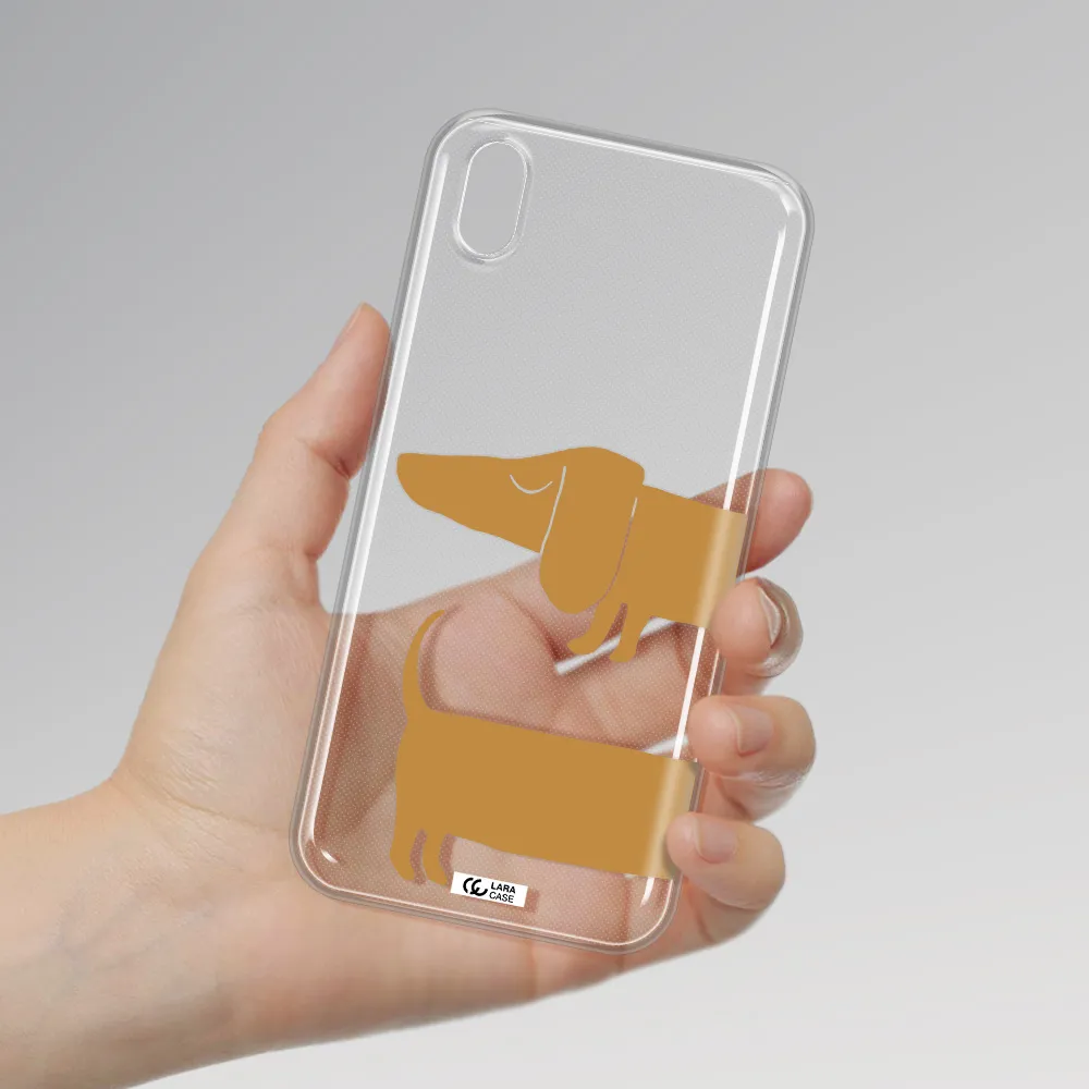 Dachshund Huawei Y5 2019 Clear TPU Case