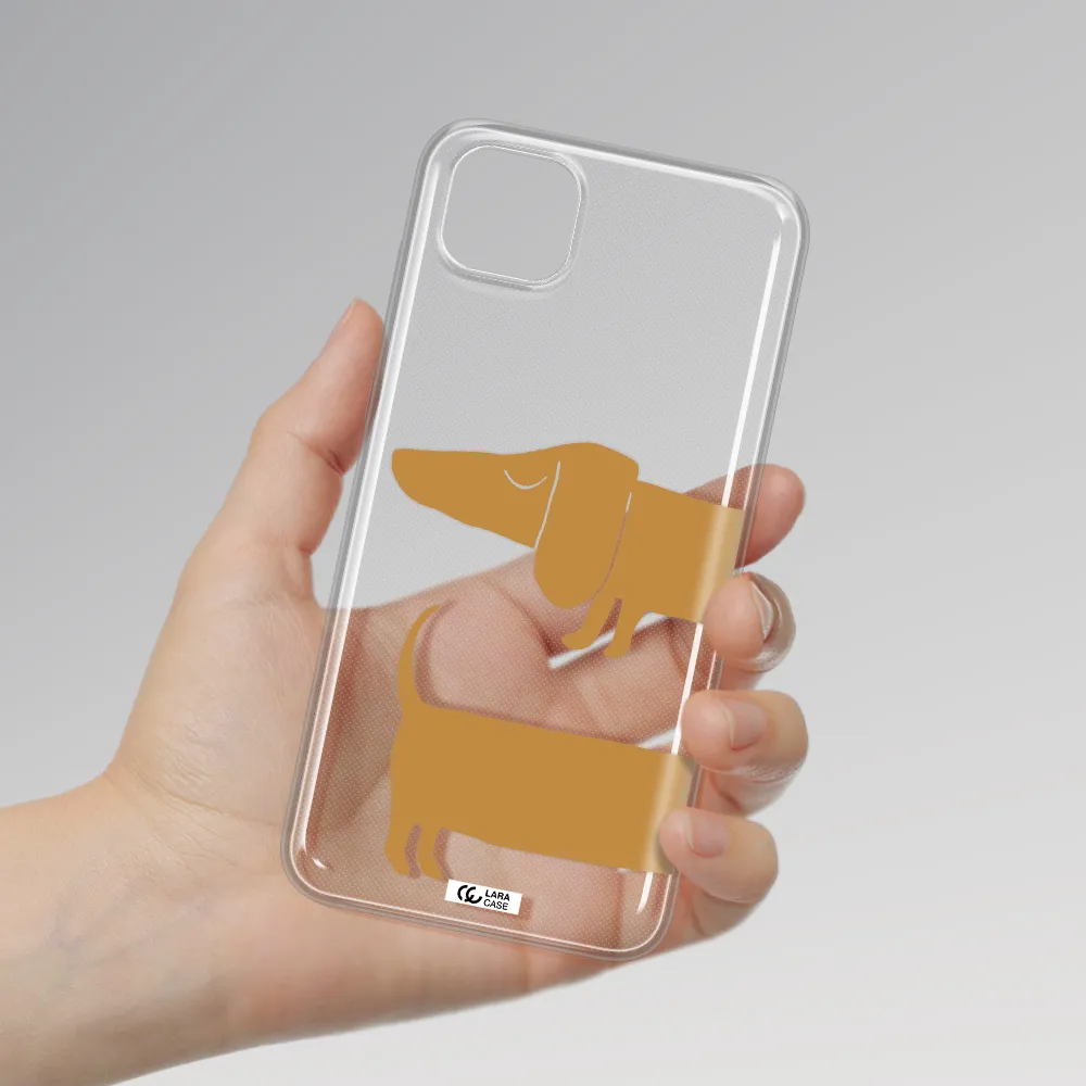 Dachshund Huawei Y5P Clear TPU Case