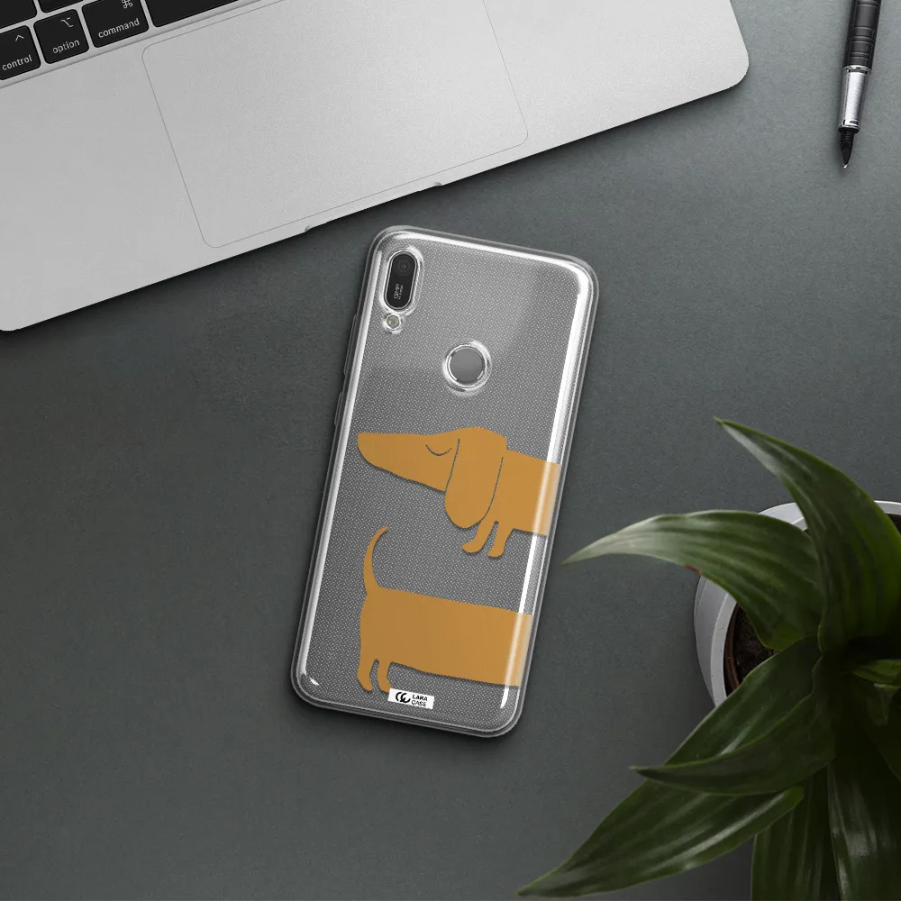 Dachshund Huawei Y6 2019 Clear TPU Case