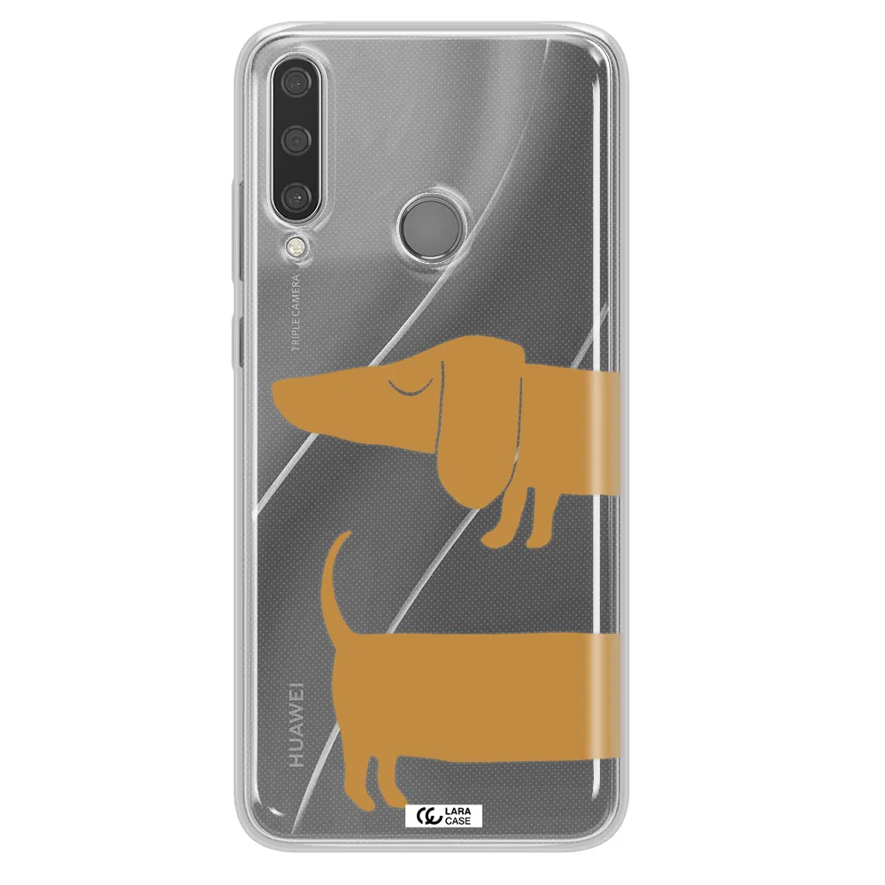 Dachshund Huawei Y6P Clear TPU Case