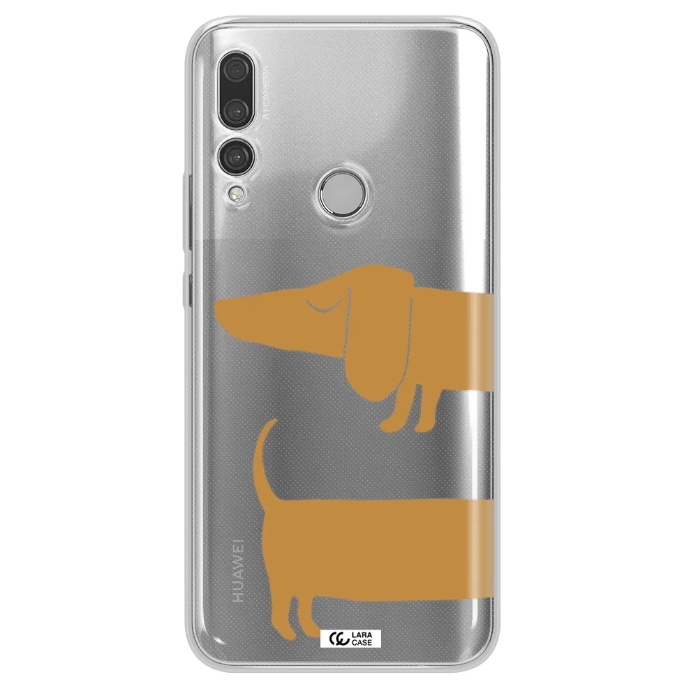 Dachshund Huawei Y9 Prime 2019 Clear TPU Case