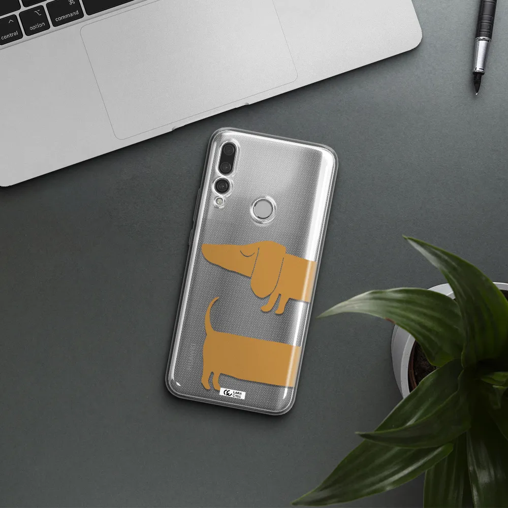 Dachshund Huawei Y9 Prime 2019 Clear TPU Case