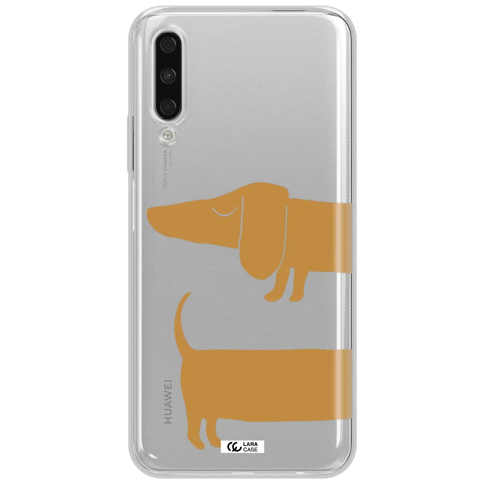 Dachshund Huawei Y9S Clear Tpu Case