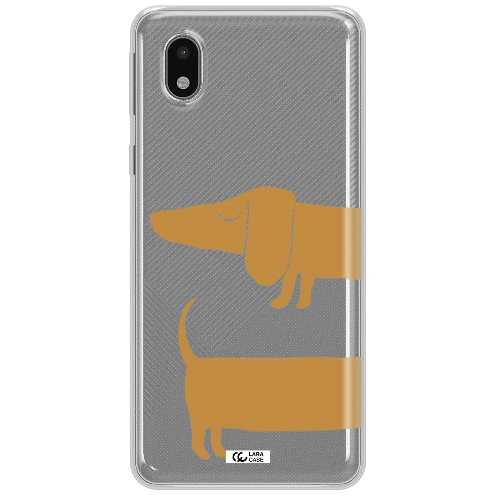 Dachshund Samsung A01 Core Clear Tpu Case