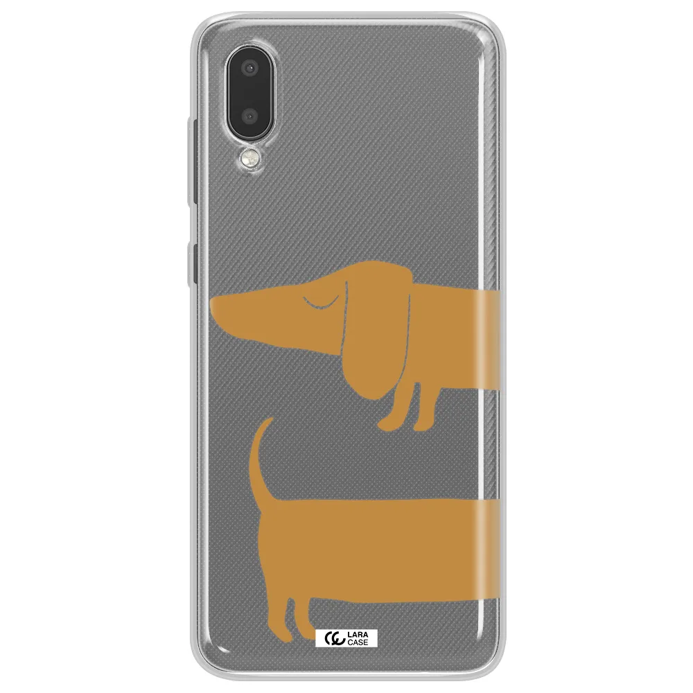 Dachshund Samsung A02 Clear TPU Case