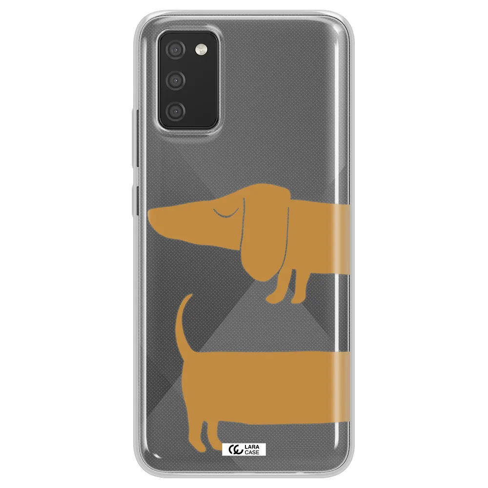 Dachshund Samsung A02S Clear TPU Case