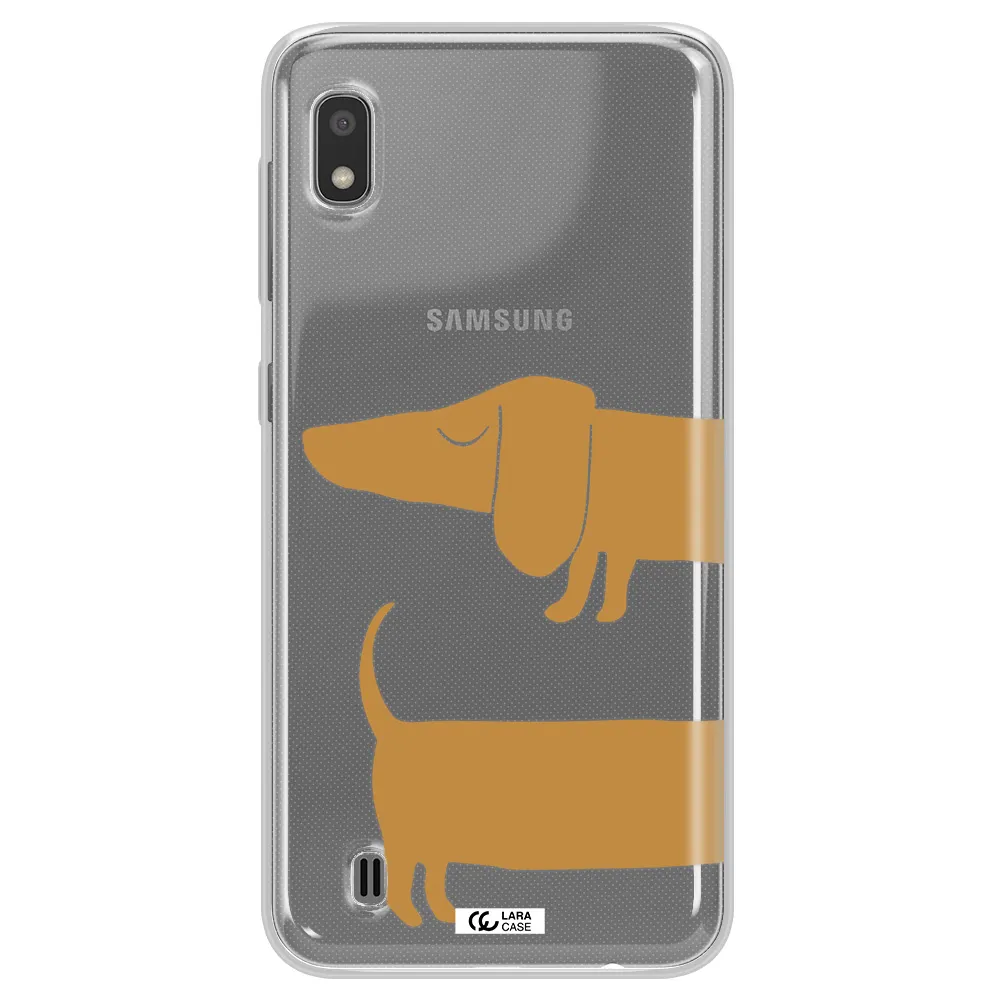 Dachshund Samsung A10 Clear TPU Case