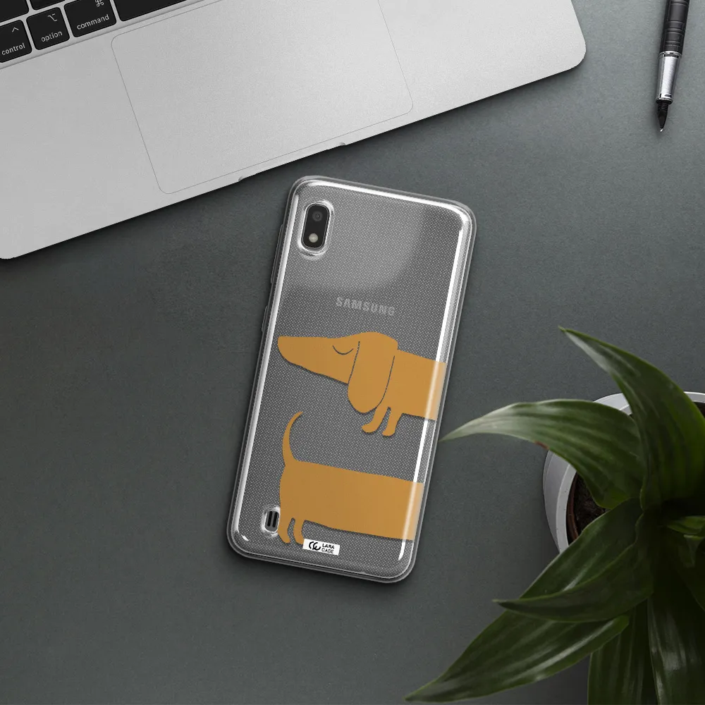 Dachshund Samsung A10 Clear TPU Case