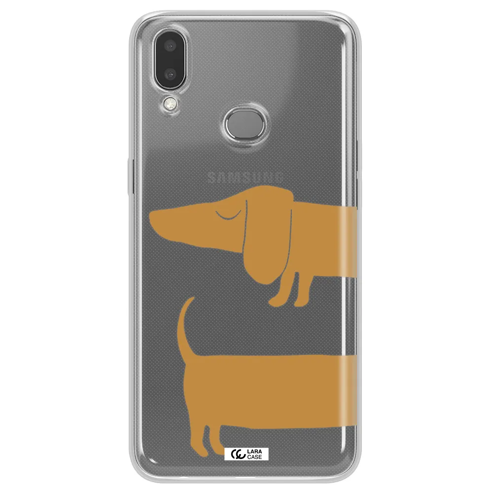 Dachshund Samsung A10S Clear TPU Case