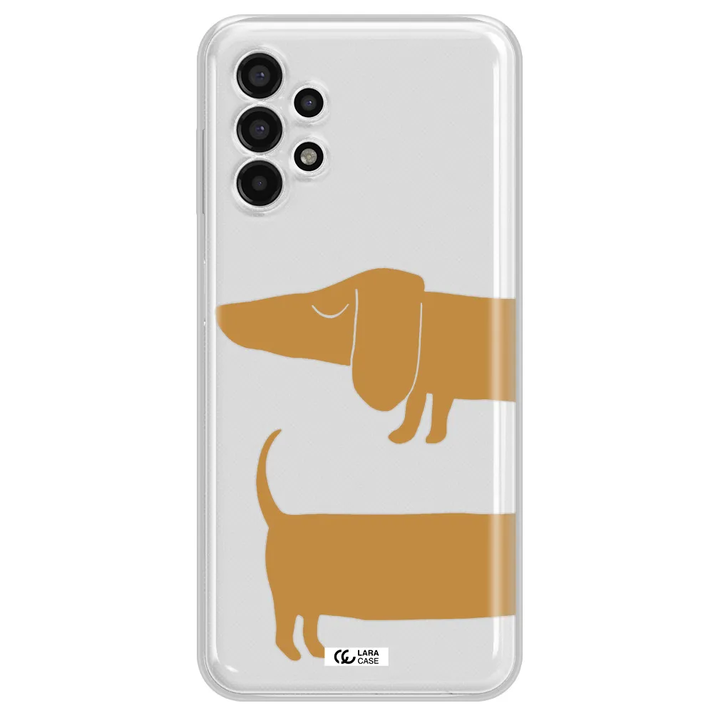 Dachshund Samsung A13 4g Clear TPU Case