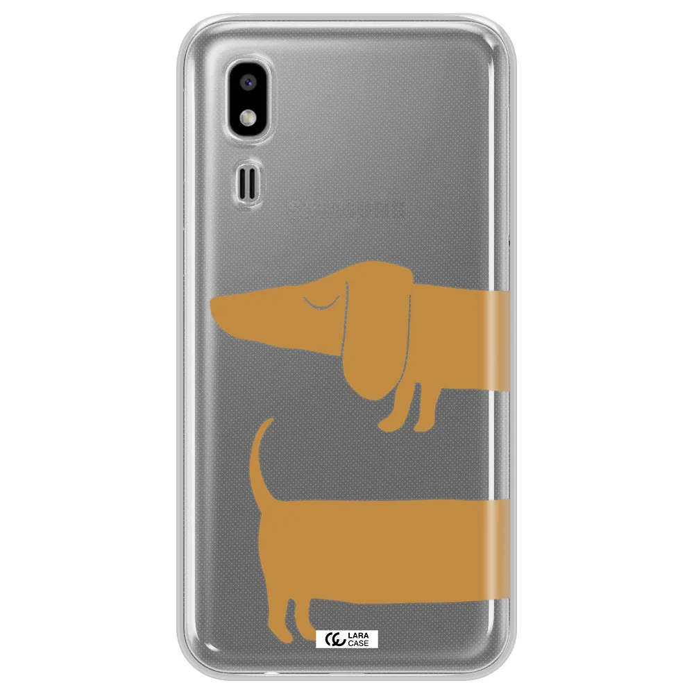 Dachshund Samsung A2 Core Clear TPU Case