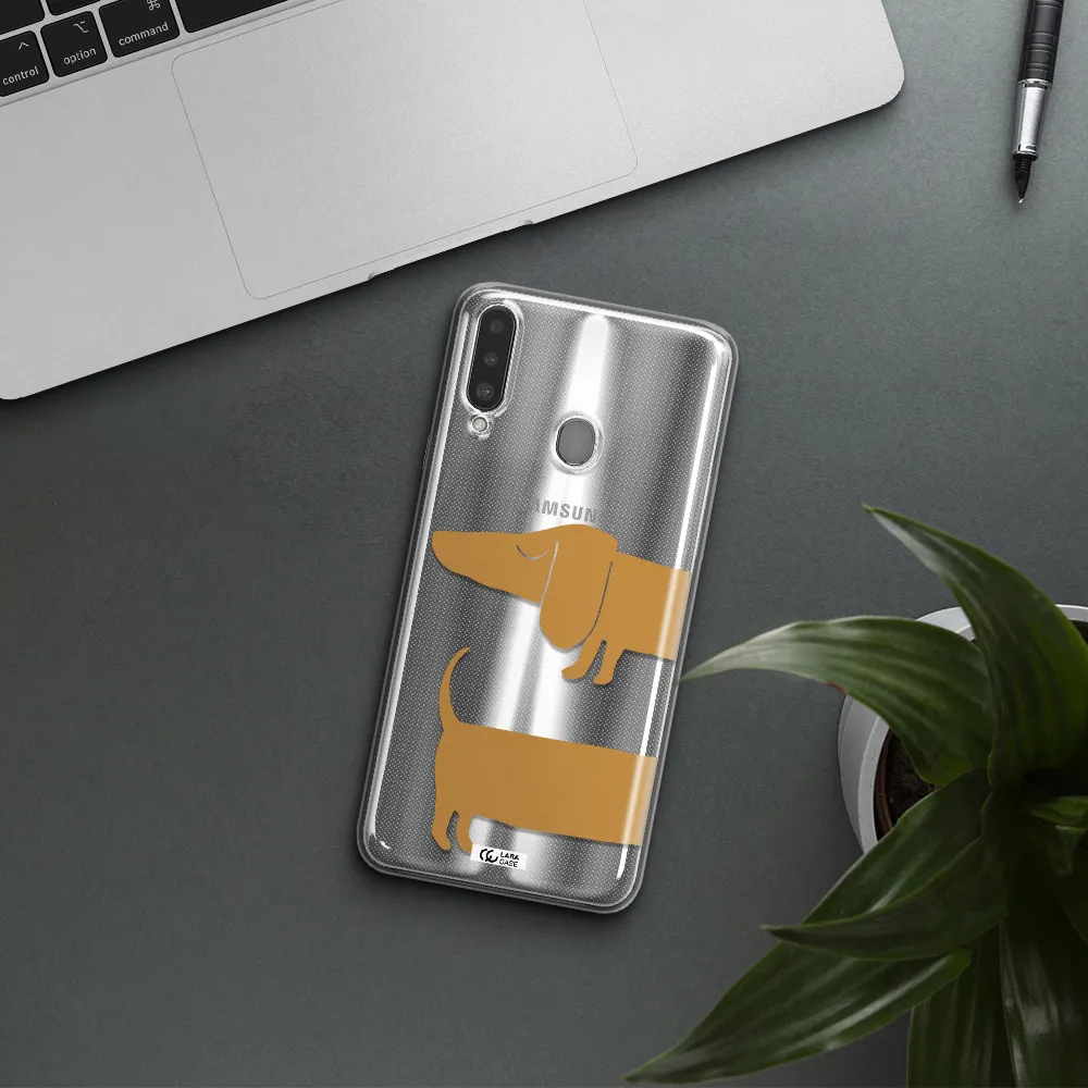 Dachshund Samsung A20S Clear TPU Case