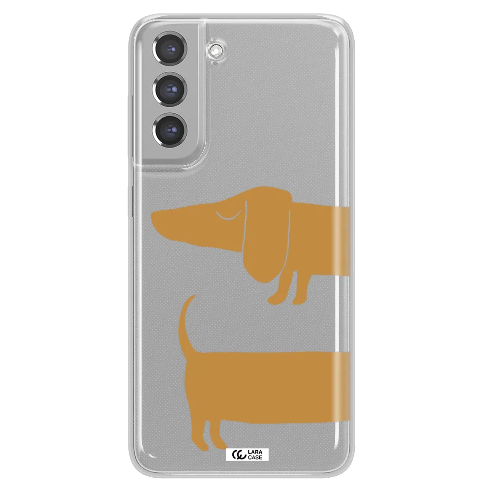 Dachshund Samsung A21 Fe Clear TPU Case