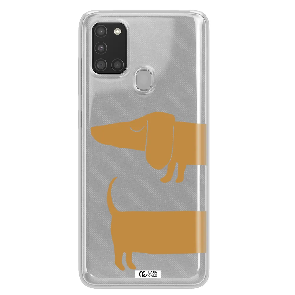 Dachshund Samsung A21S Clear TPU Case