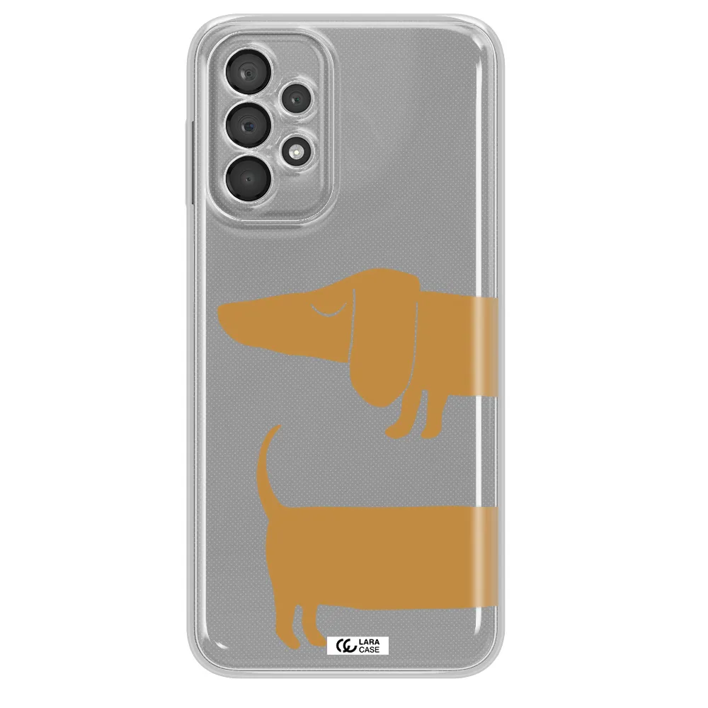 Dachshund Samsung A23 5G Clear Tpu Case
