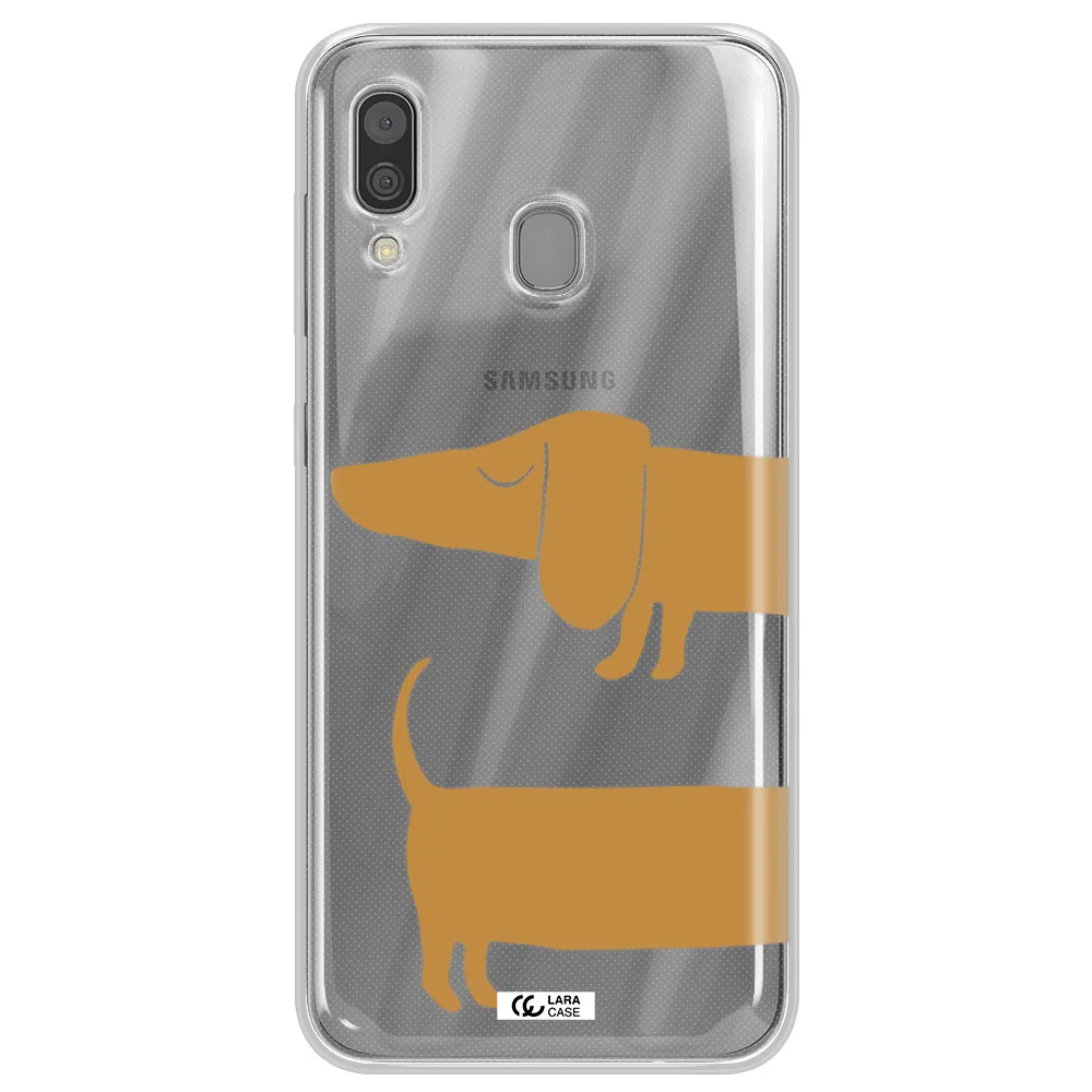 Dachshund Samsung A30 Clear TPU Case