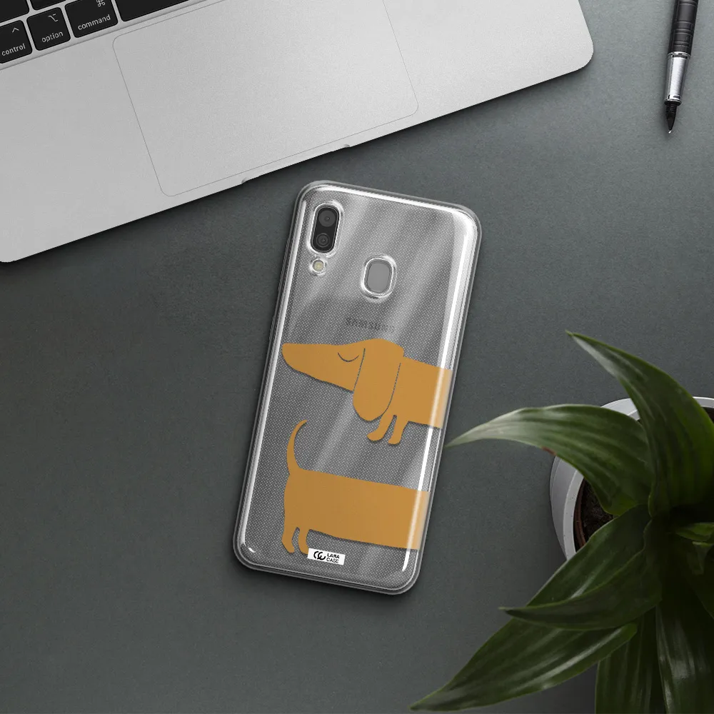Dachshund Samsung A30 Clear TPU Case