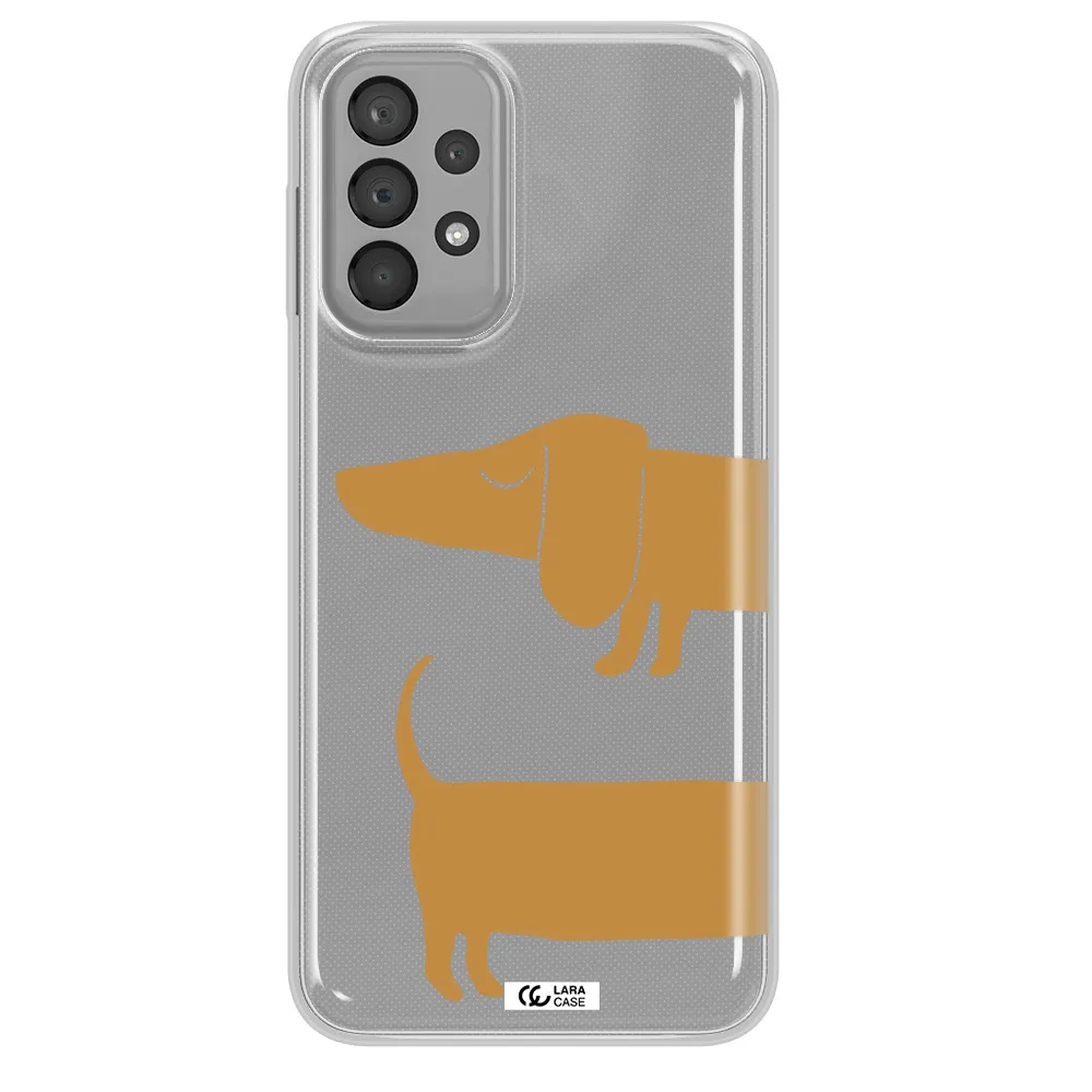 Dachshund Samsung A33 Clear TPU Case