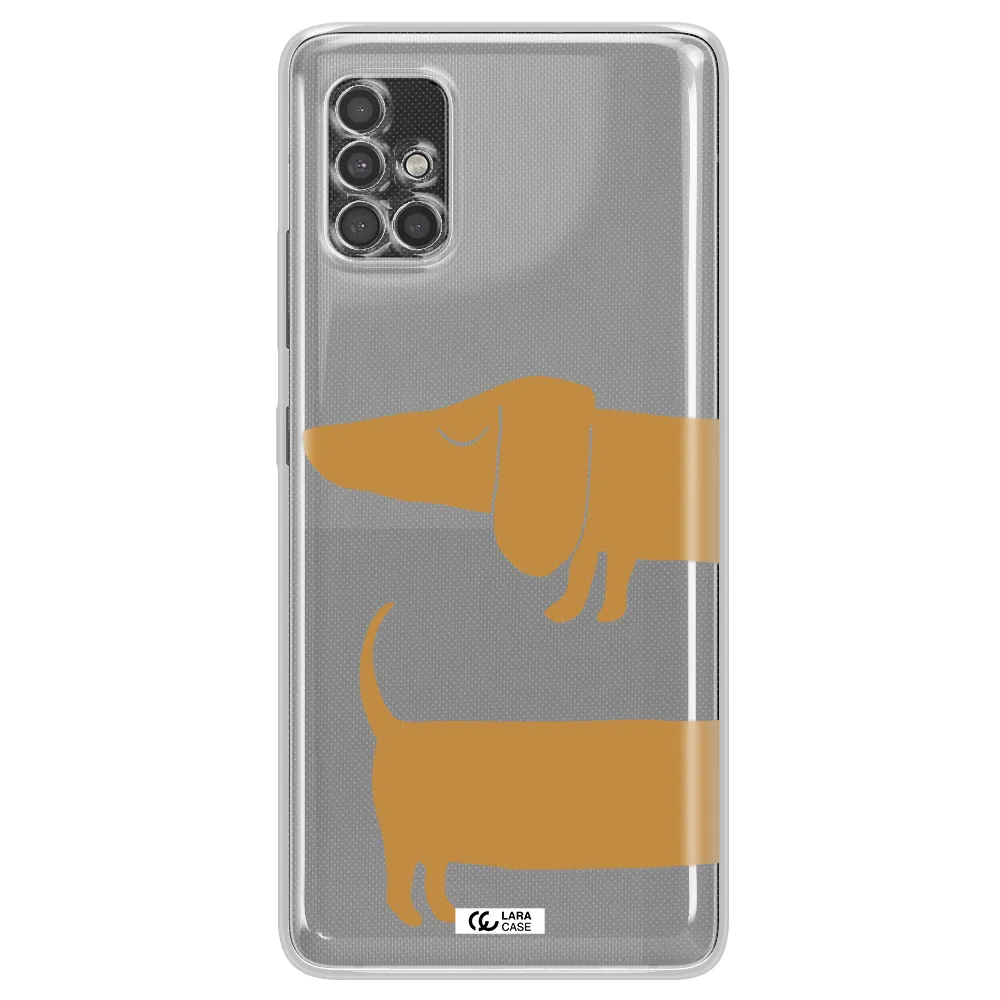 Dachshund Samsung A40S Clear Tpu Case