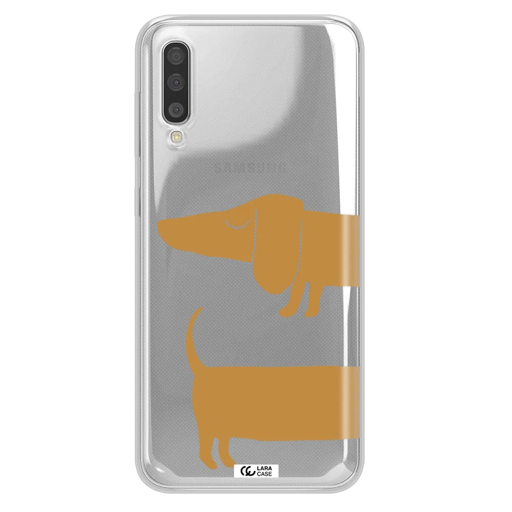 Dachshund Samsung A50 Clear TPU Case
