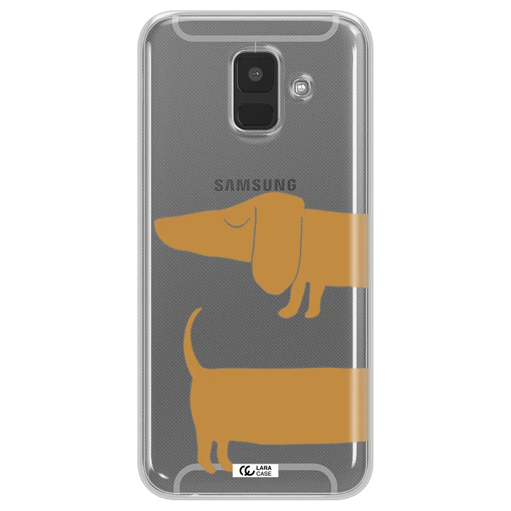 Dachshund Samsung A6 Clear TPU Case