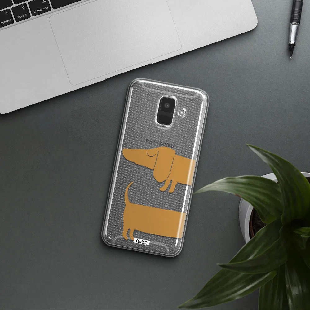 Dachshund Samsung A6 Clear TPU Case