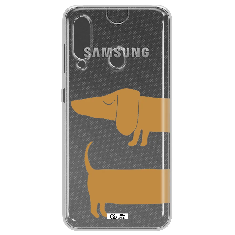 Dachshund Samsung A60 Clear TPU Case