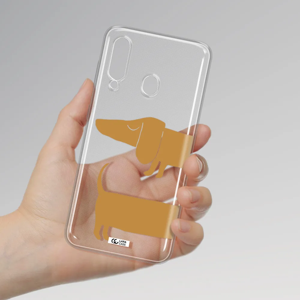 Dachshund Samsung A60 Clear TPU Case