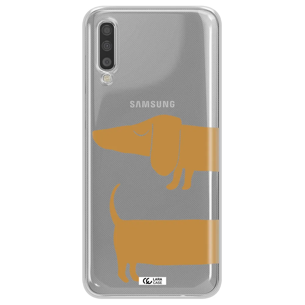 Dachshund Samsung A70S Clear Tpu Case