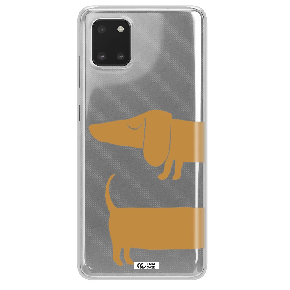 Dachshund Samsung A81 Clear TPU Case
