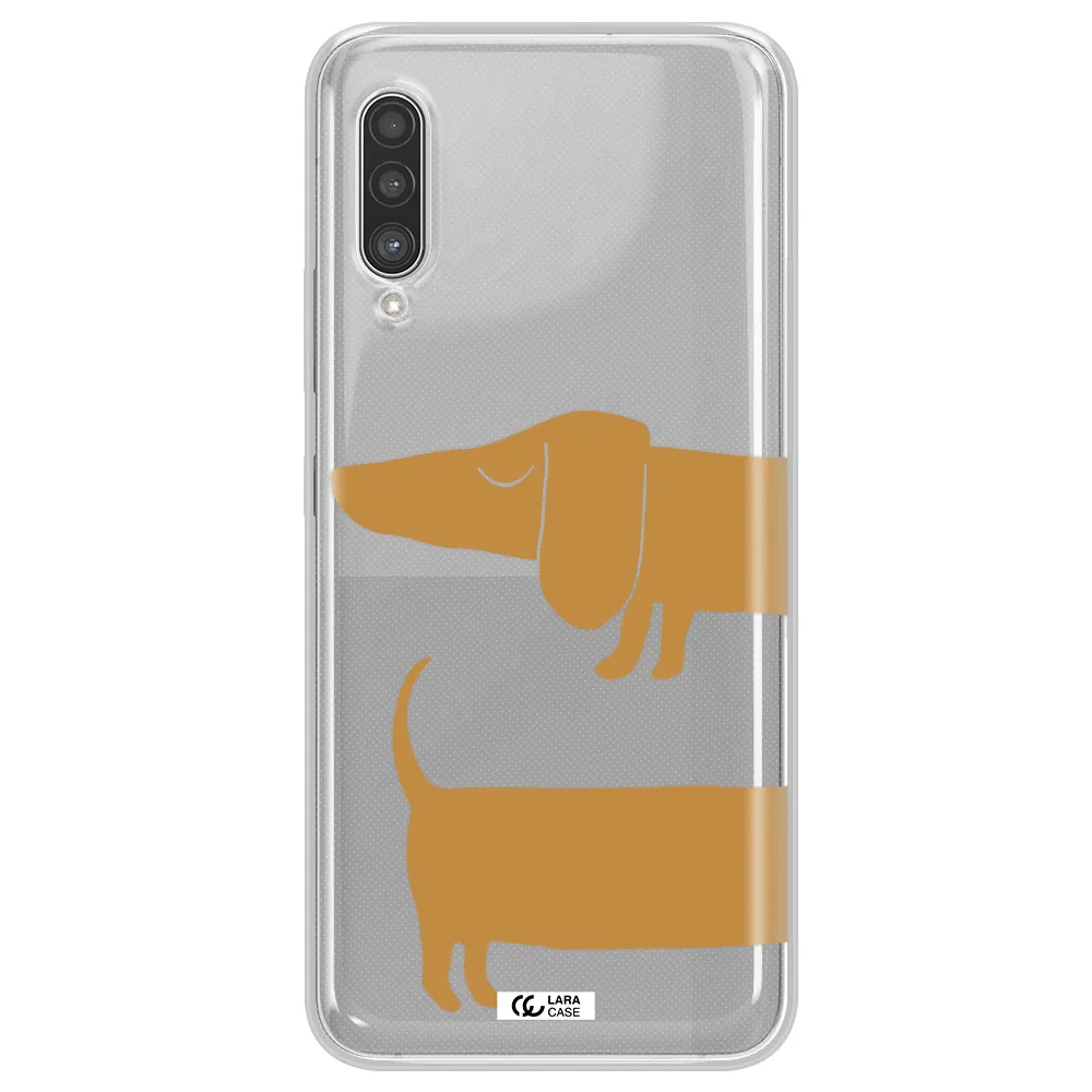Dachshund Samsung A90 Clear TPU Case