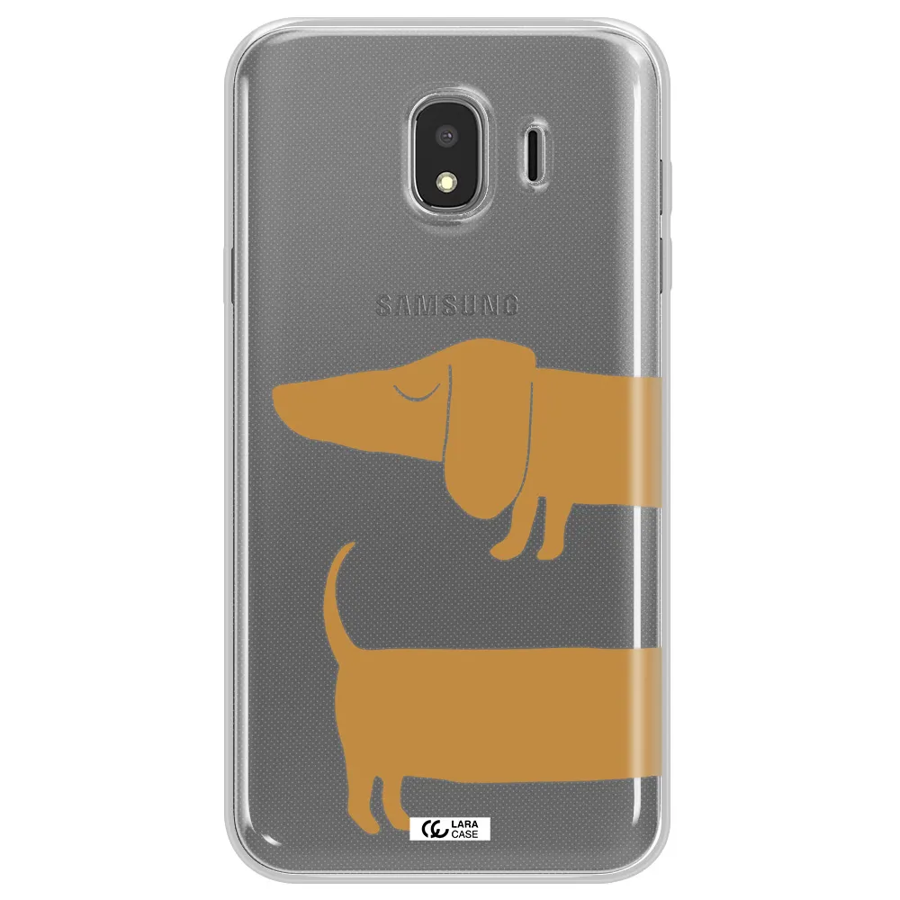Dachshund Samsung J4 Clear TPU Case