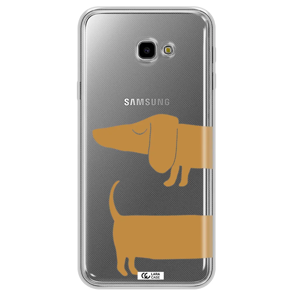 Dachshund Samsung J4 Plus Clear TPU Case