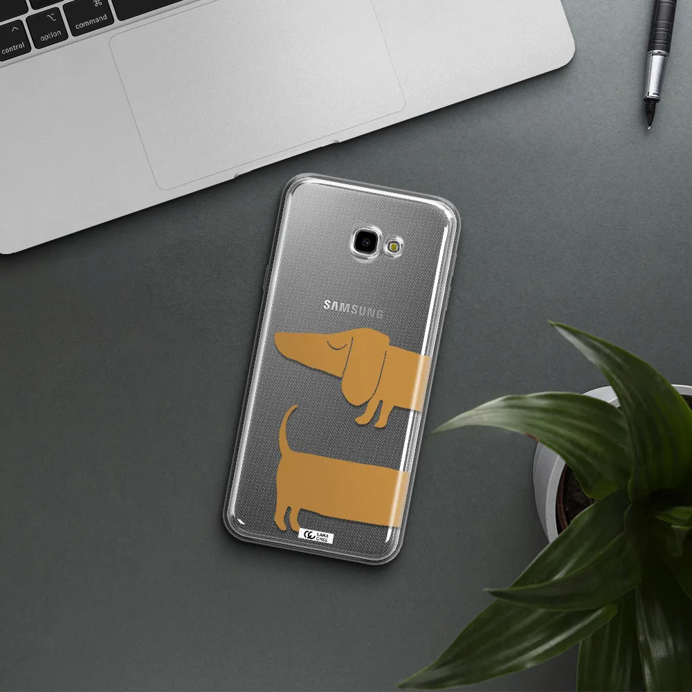 Dachshund Samsung J4 Plus Clear TPU Case