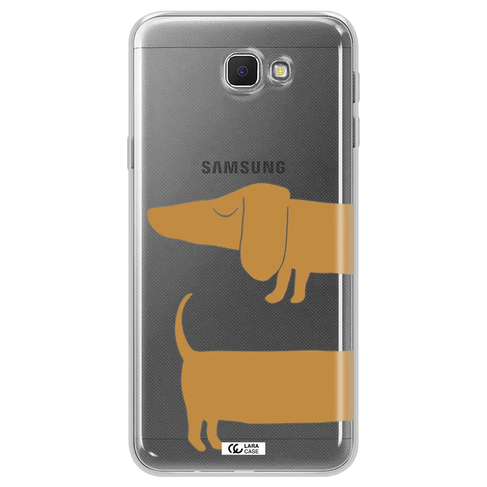 Dachshund Samsung J5 Prime Clear TPU Case