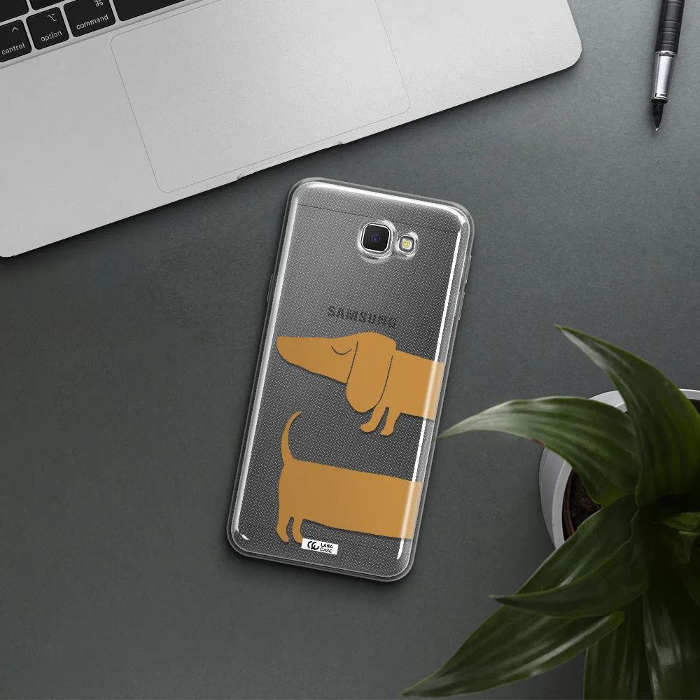 Dachshund Samsung J5 Prime Clear TPU Case