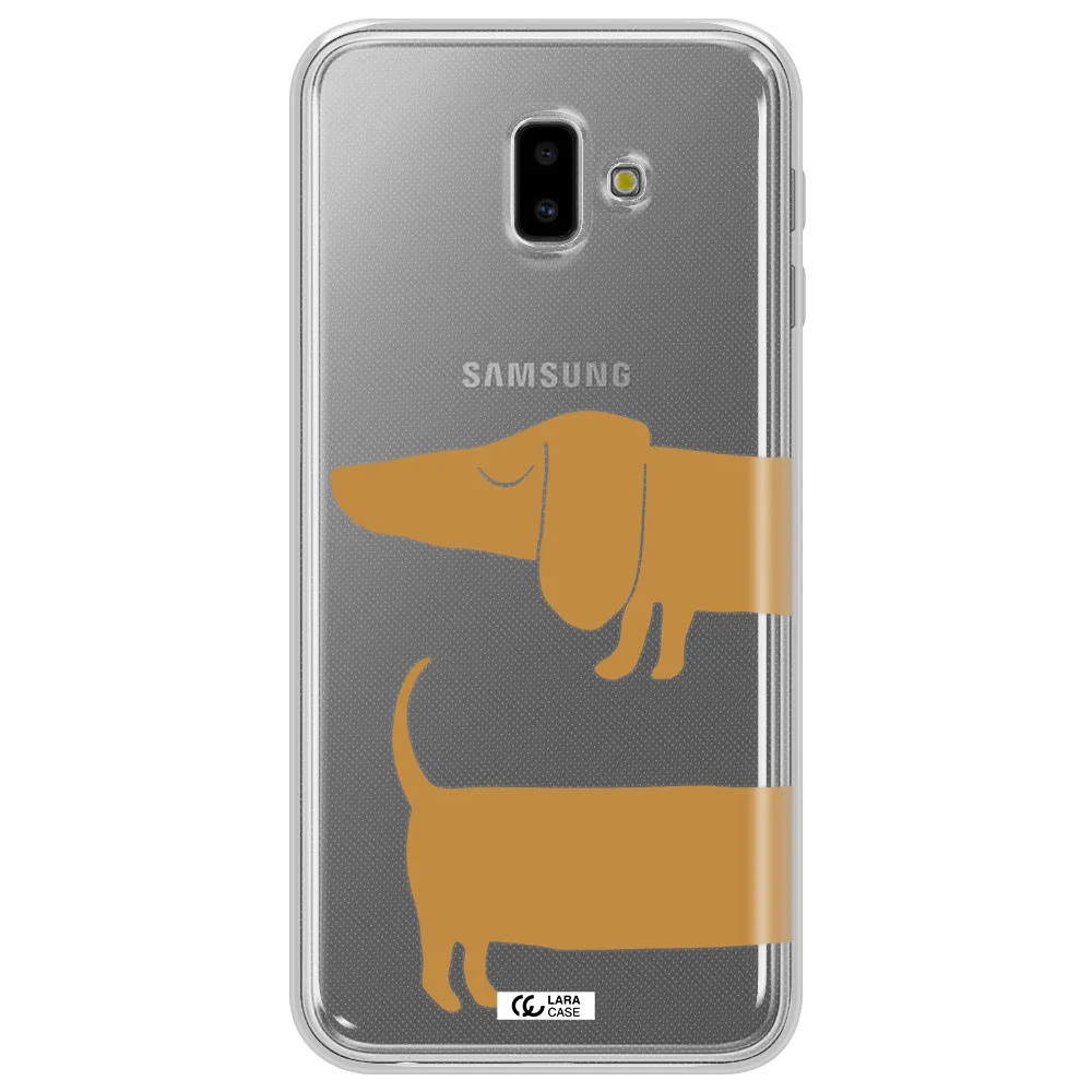 Dachshund Samsung J6 Plus Clear TPU Case