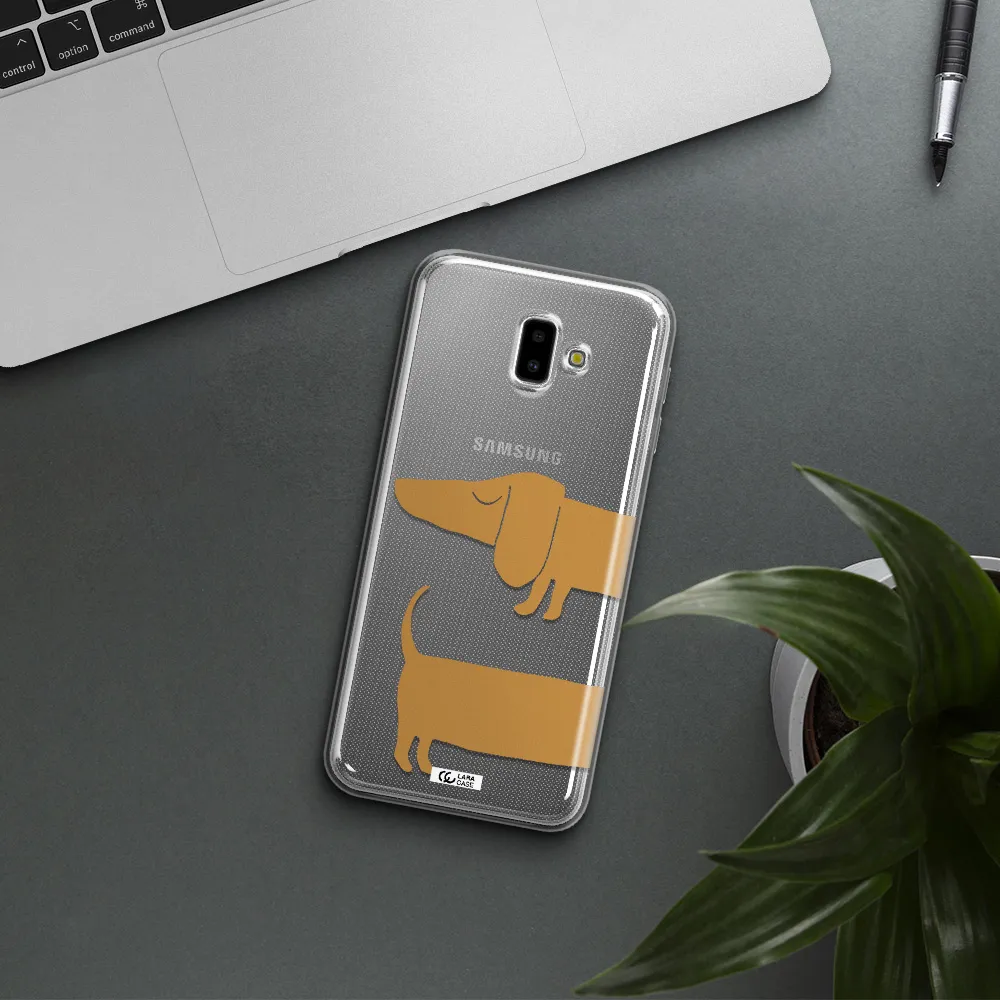 Dachshund Samsung J6 Plus Clear TPU Case