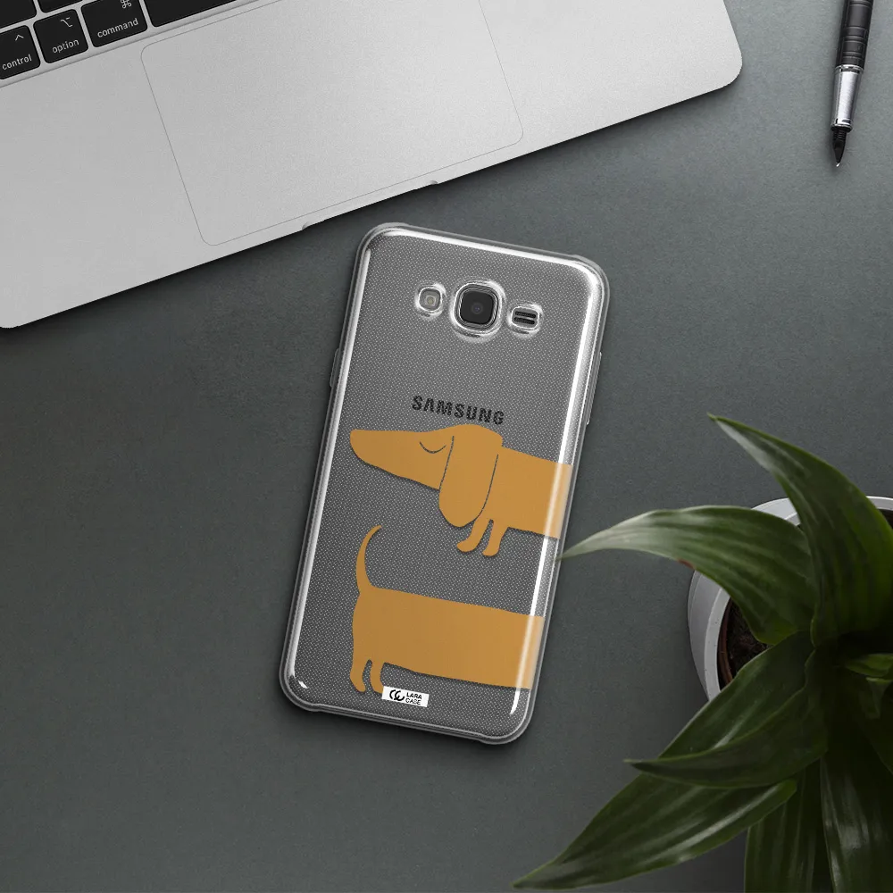 Dachshund Samsung J7 Clear TPU Case