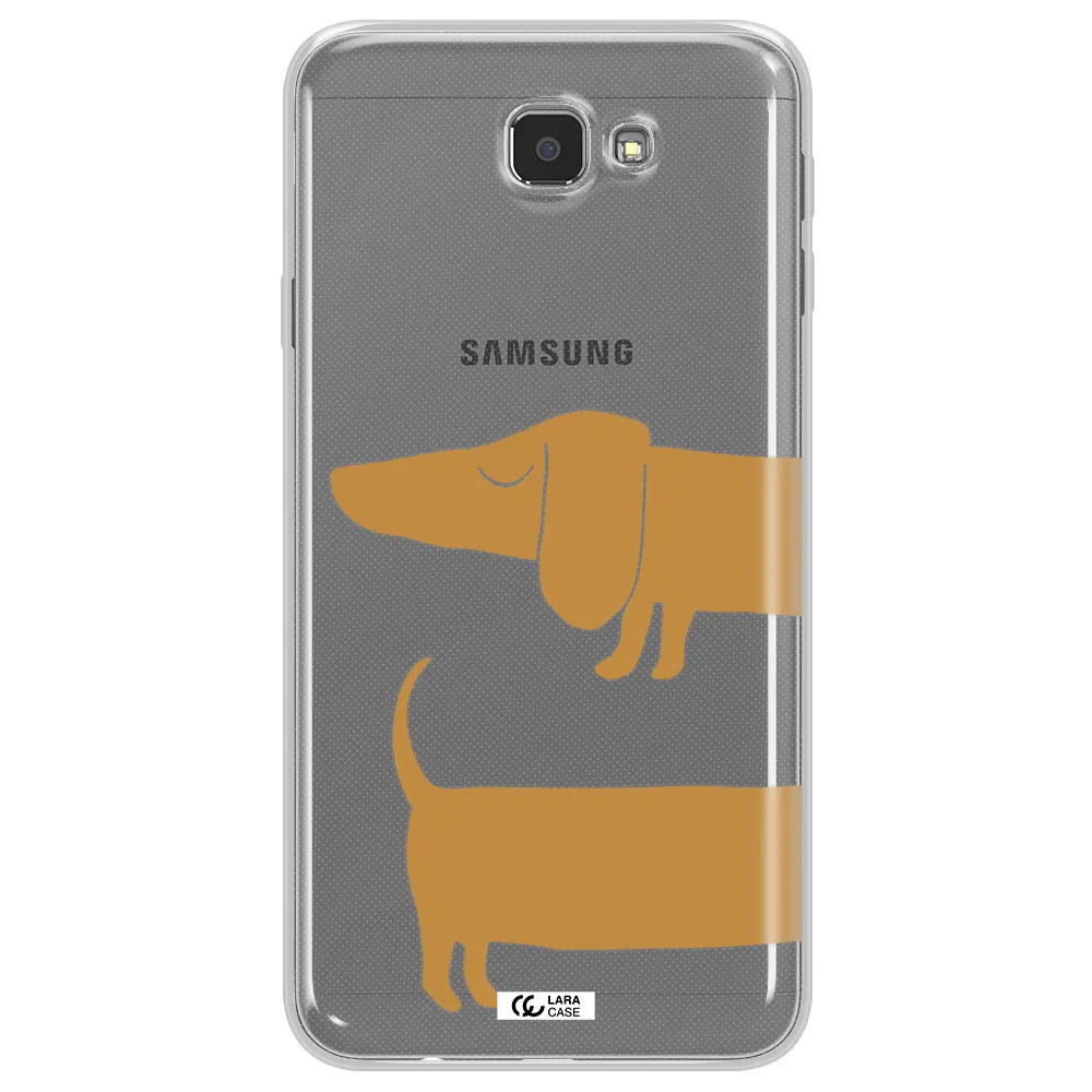 Dachshund Samsung J7 Prim Clear TPU Case