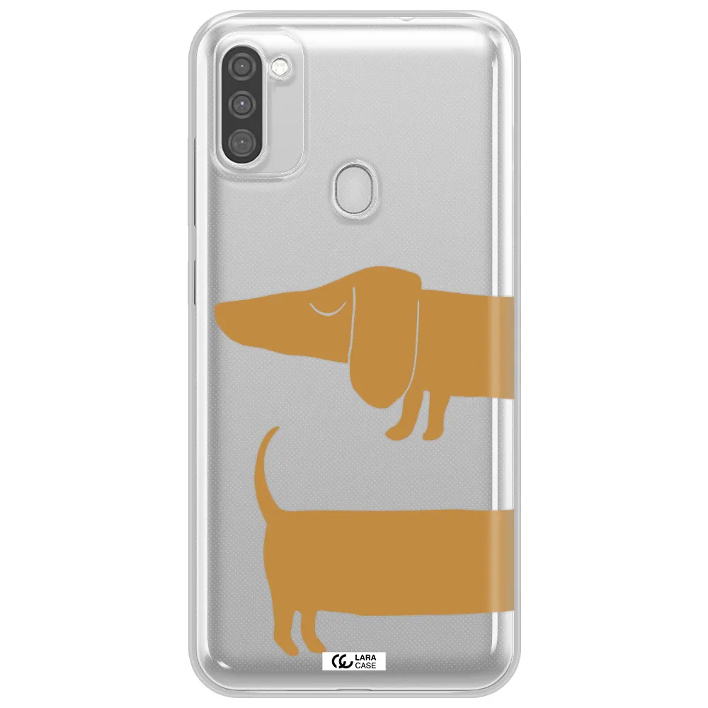 Dachshund Samsung M11 Clear TPU Case