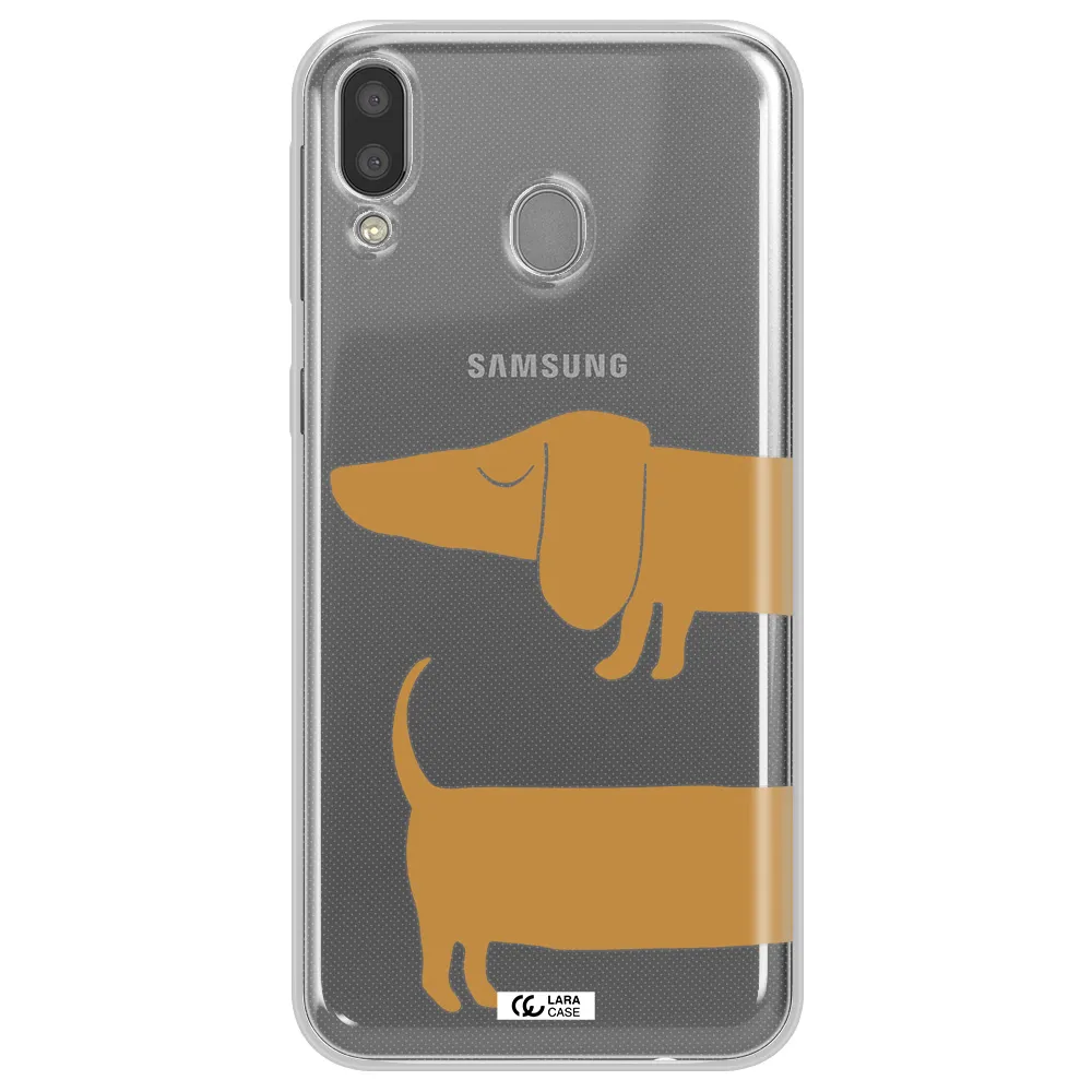 Dachshund Samsung M20 Clear TPU Case