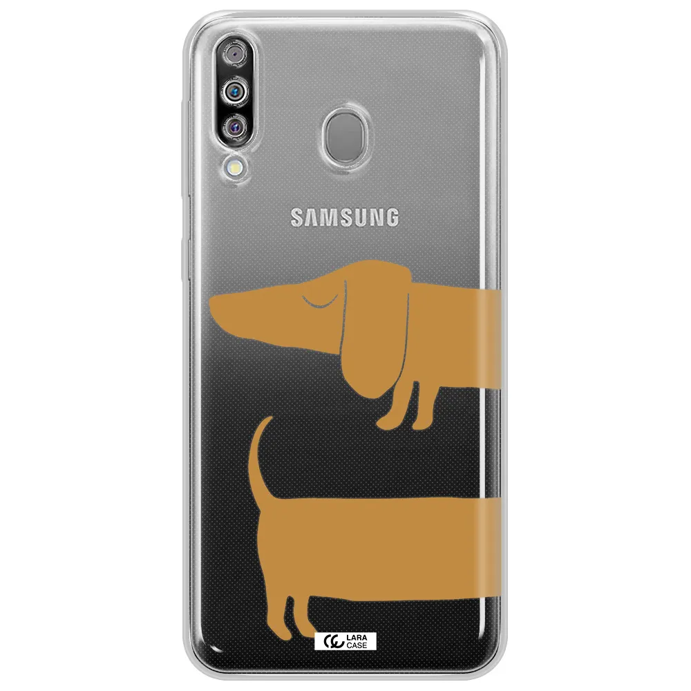 Dachshund Samsung M30 Clear TPU Case